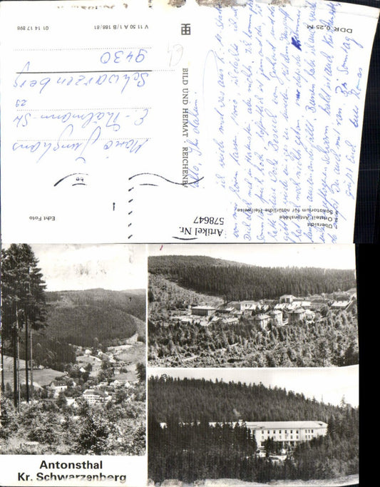 578647,Mehrbild Ak Breitenbrunn Erzgeb. Antonsthal Sanatorium Antonshöhe