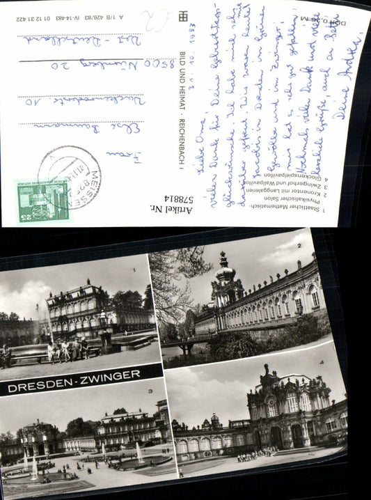 578814,Mehrbild Ak Dresden Zwinger Kronentor Zwingerhof Glockenspielpavillon