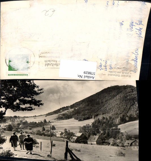 578829,Waltersdorf Großschöna Blick zur Lausche