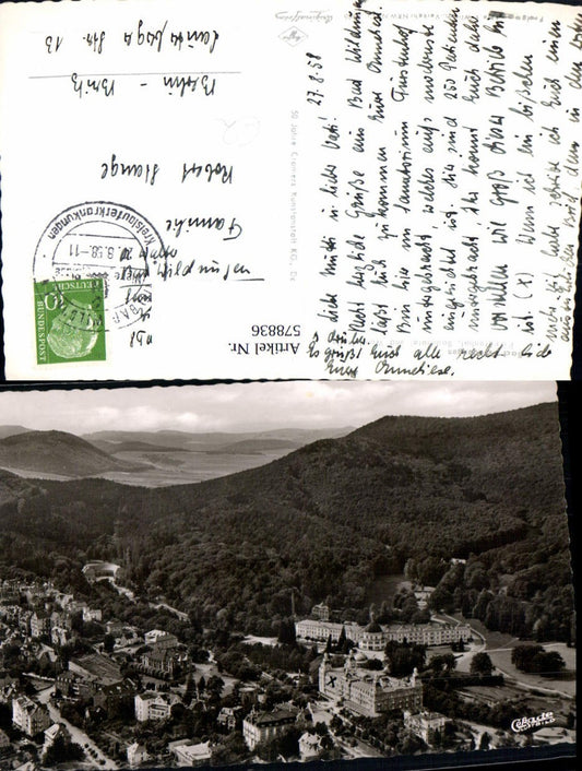 578836,Luftbild Bad Wildungen Fürstenhof Badehotel u. Wandelhalle