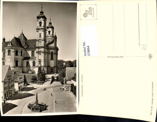 578864, Photo Ak Ottobeuren Basilica