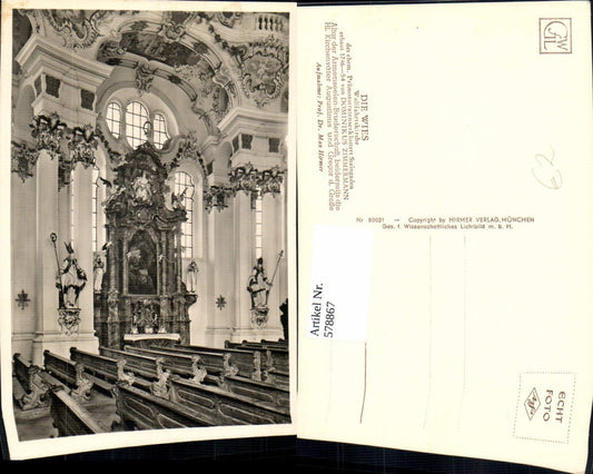 578867, Wieskirche Pilgrimage Church Steingaden Wies Altar