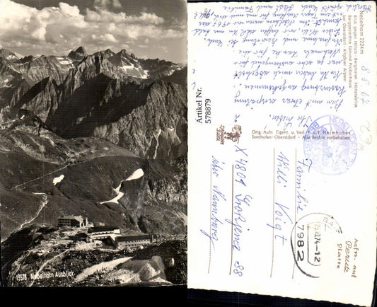 578879, Nebelhorn view towards Höfats Edmund-Probst-Haus near Oberstdorf Allgäu