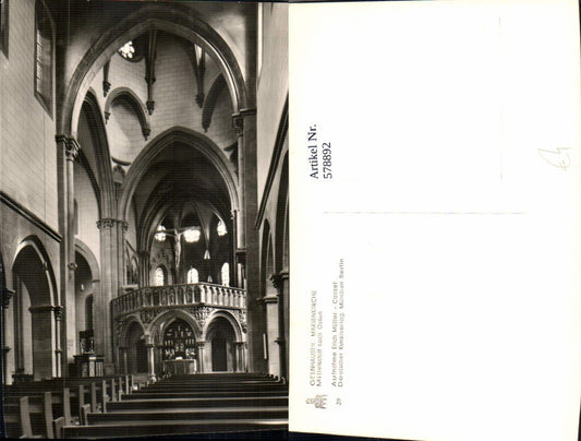 578892,Gelnhausen Marienkirche Mittelschiff n. Osten