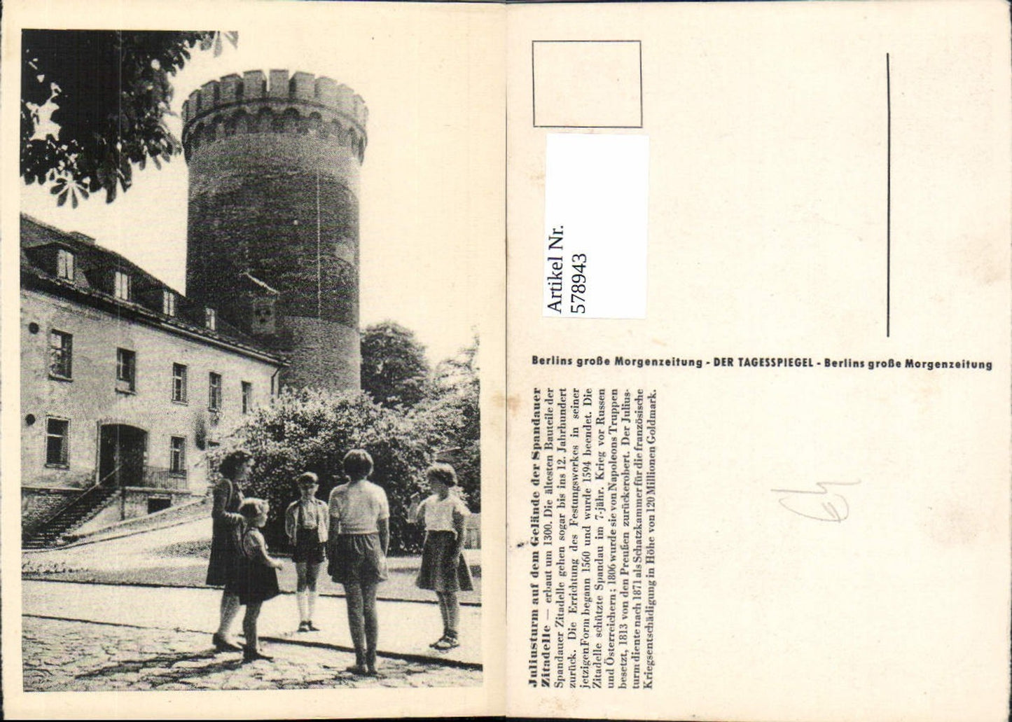 578943,Juliusturm Zitadelle Spandau Berlin-Haselhorst Berlin