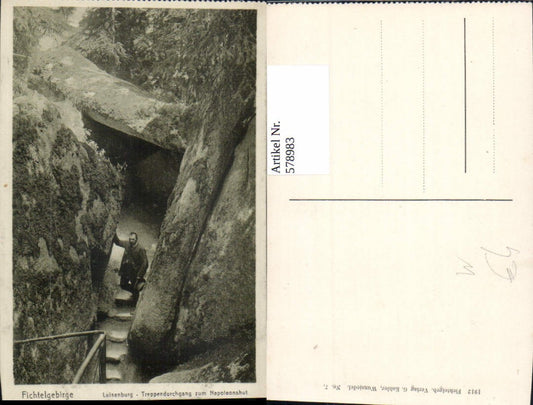 578983, Luisenburg Rock Labyrinth Fichtel Mountains Wunsiedel View of the stairway to Napoleon's Hat