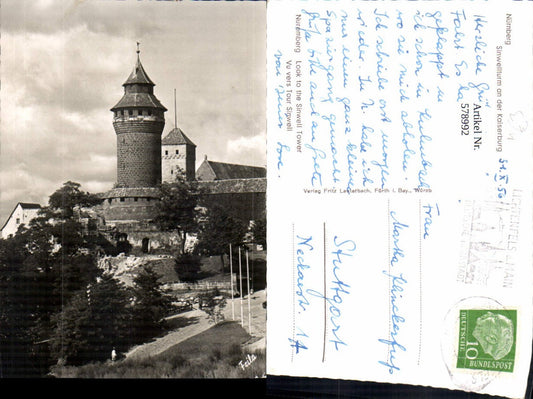 578992, Nuremberg Sinwell Tower at Imperial Castle Tower Castle