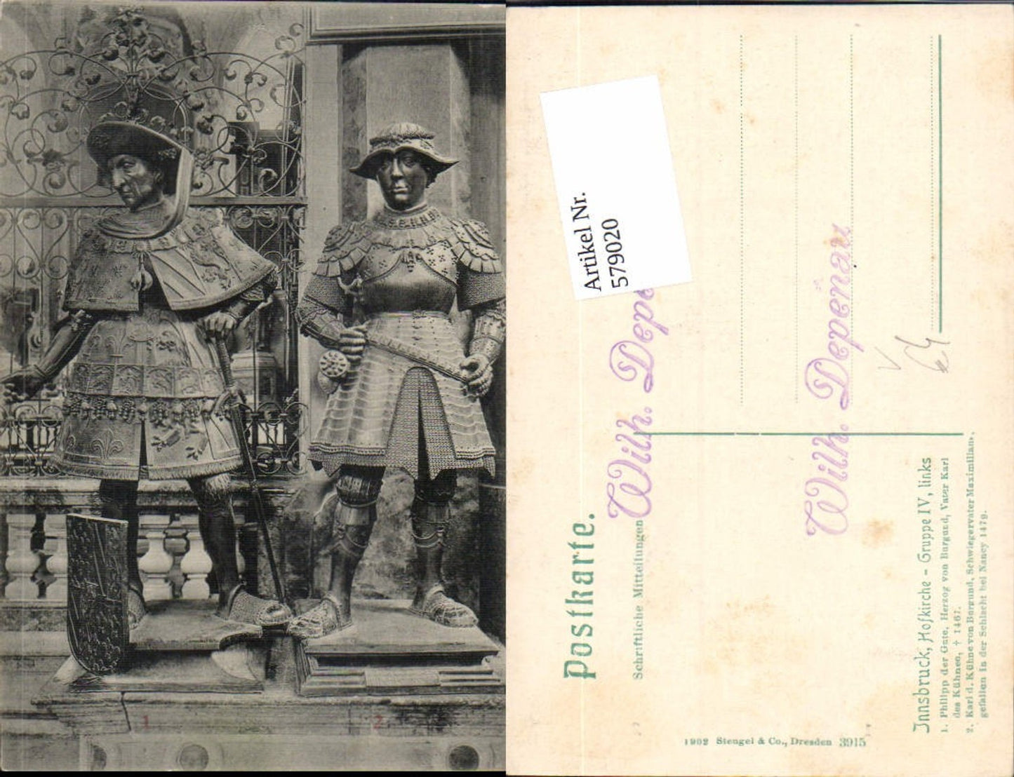 Alte Ansichtskarte – Old Postcard