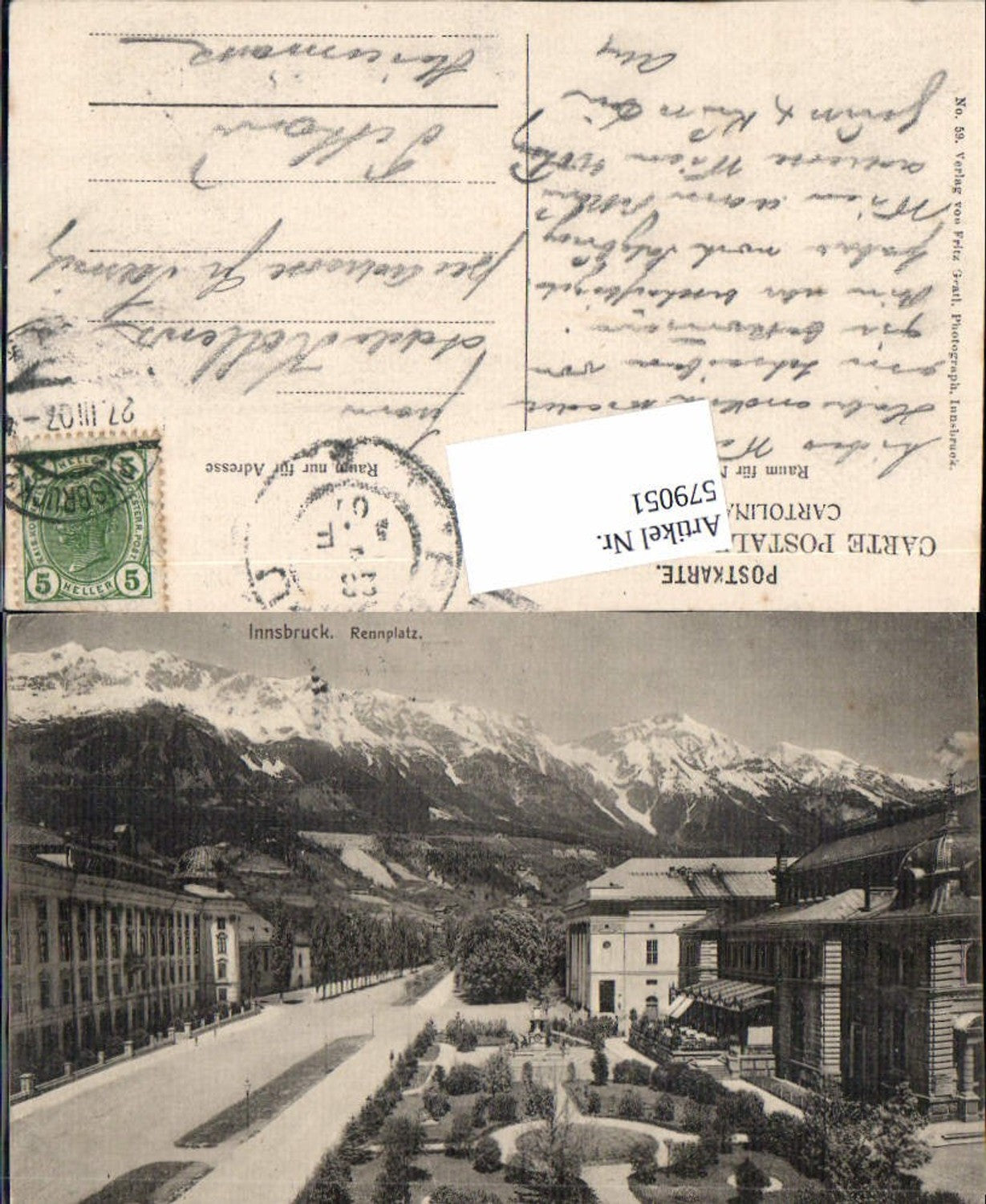 Alte Ansichtskarte – Old Postcard