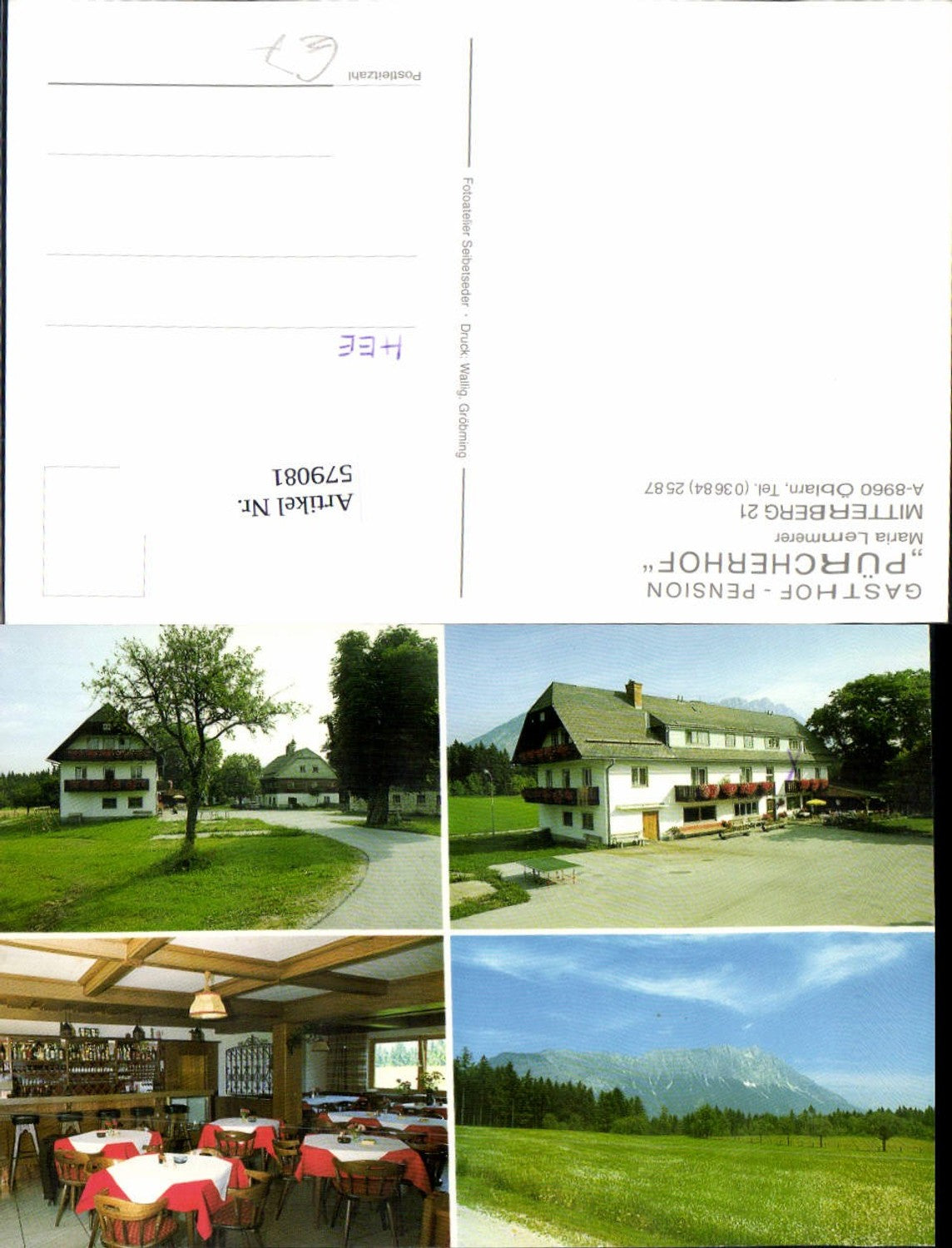 Alte Ansichtskarte – Old Postcard