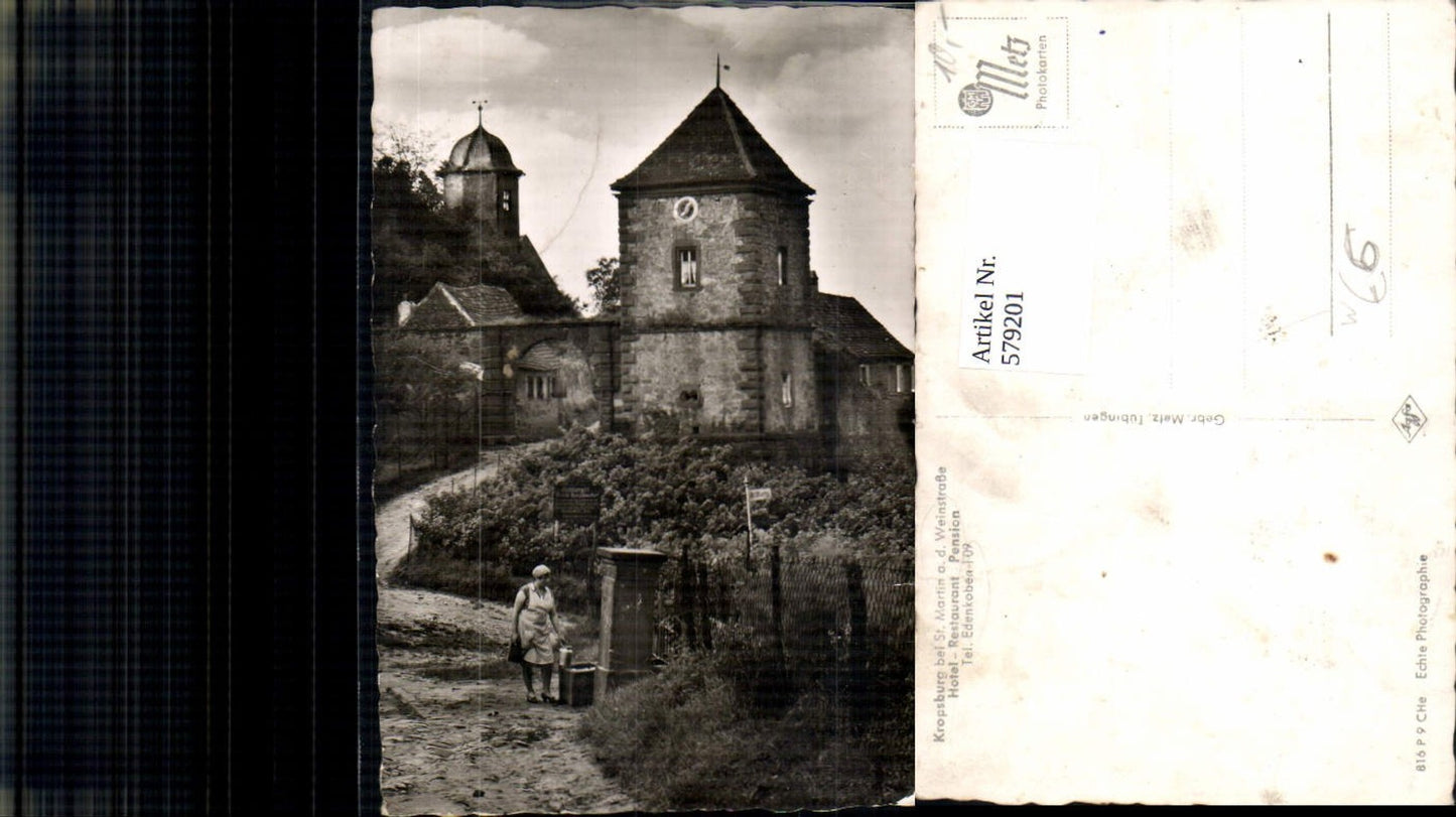 579201,Foto Ak Kropsburg b. St Martin a. d. Weinstraße