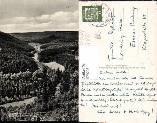 579205,Züschen Winterberg Blick i. d. Nuhnetal
