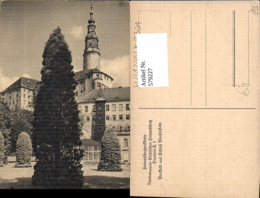 579227,Weesenstein Müglitztal Schloss Parkbild