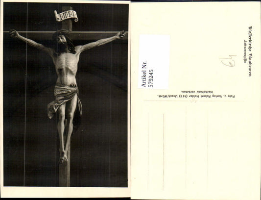 579245, Blaubeuren Monastery Church Cross Rood Screen Crucifix