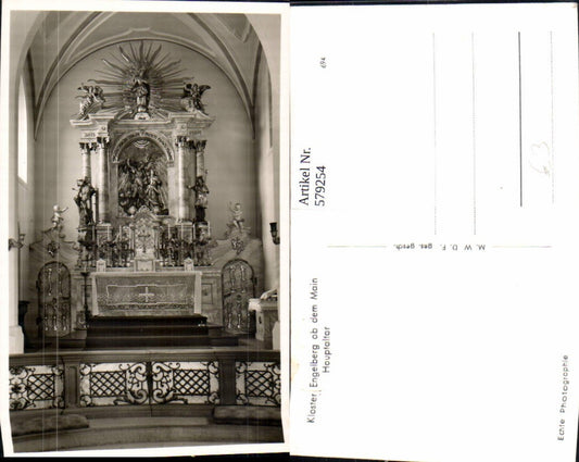 579254,Franziskanerkloster Engelberg Großheubach Hauptaltar
