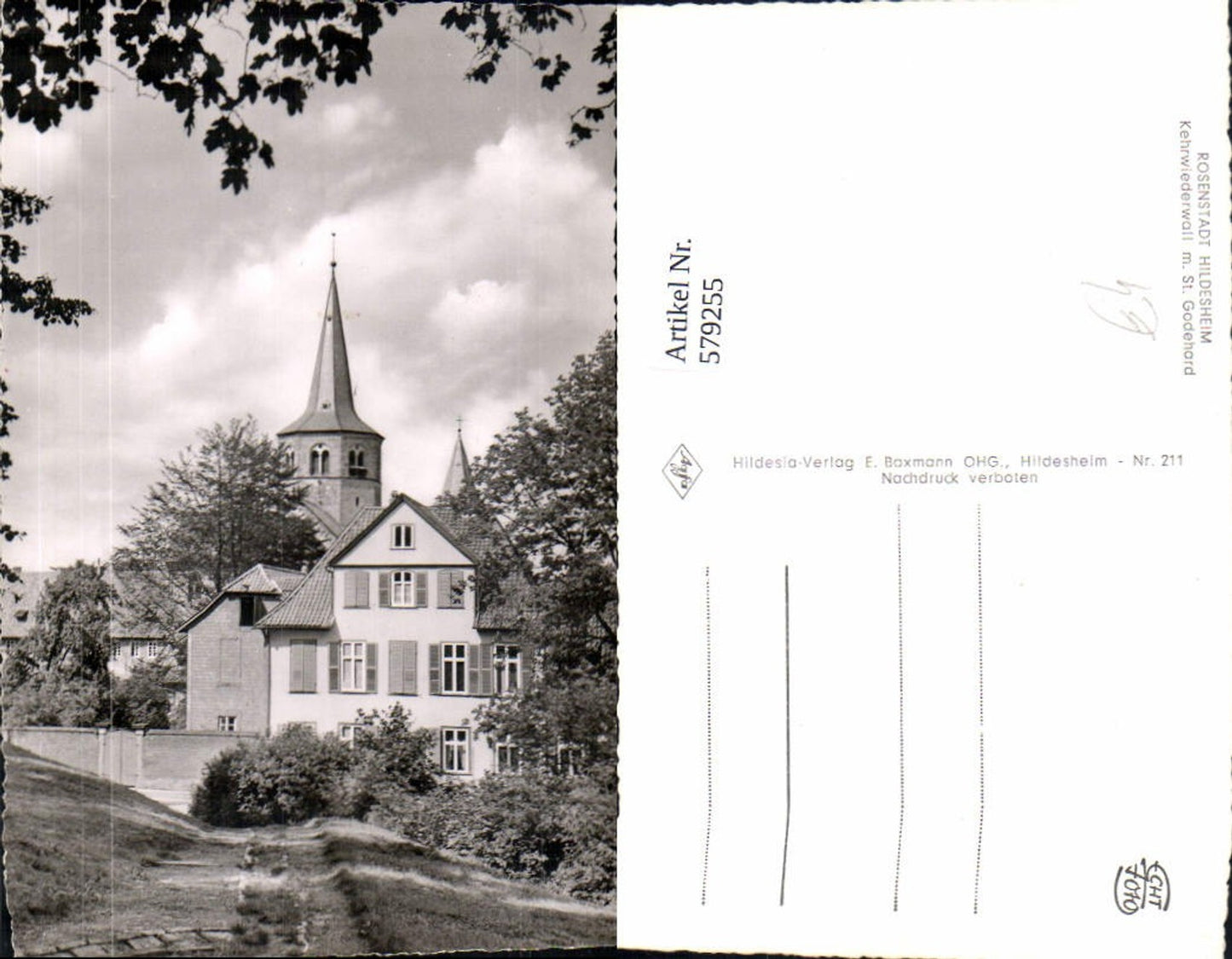 579255,Foto Ak Hildesheim Kehrwiederwall m. St Godeshard