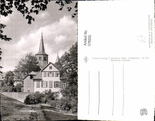 579255,Foto Ak Hildesheim Kehrwiederwall m. St Godeshard