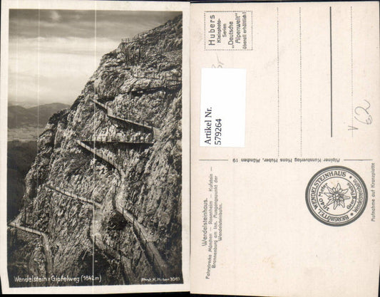 579264,Wendelstein Gipfelweg b. Bayrischzell Brannenburg pub Hans Huber 3069