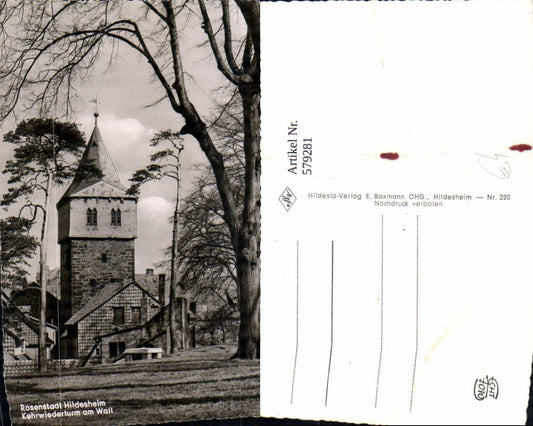 579281,Foto Ak Hildesheim Kehrwiederturm am Wall