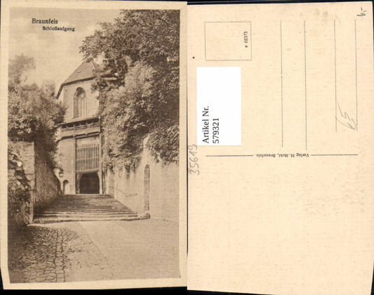 579321,Braunfels Schloss Schlossaufgang