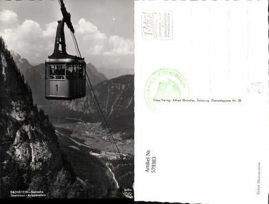 579383,Foto Ak Dachstein Seilbahn Obertraun Krippenstein