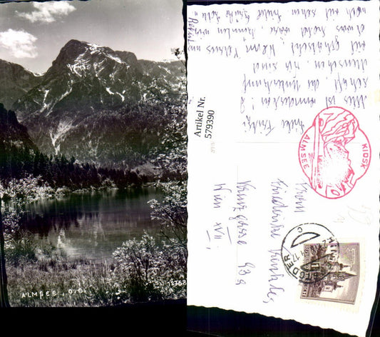 579390,Foto Ak Almsee b. Grünau im Almtal