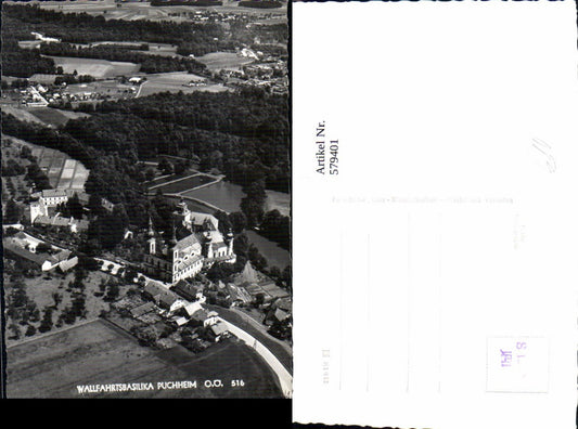 579401,Luftbild Attnang-Puchheim Wallfahrtsbasilika Puchheim
