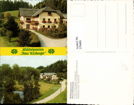 579406,Mehrbild Ak Mühltalpension Haus Kitzberger Altenfelden