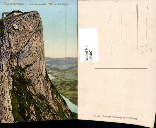 579407,Salzkammergut Schafbergspitze u. Hotel St. Wolfgang im Salzkammergut