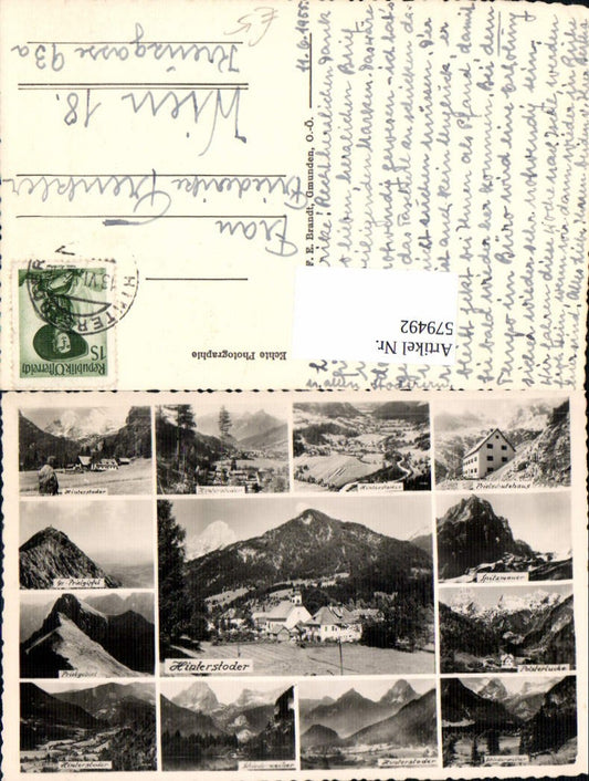 579492,Mehrbild Ak Hinterstoder Prielschutzhaus Polsterlucke Schiederweiher