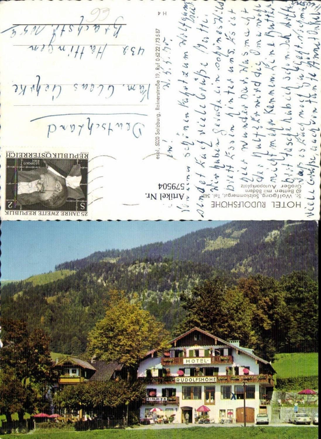 579504,St Wolfgang im Salzkammergut Hotel Rudolfshöhe