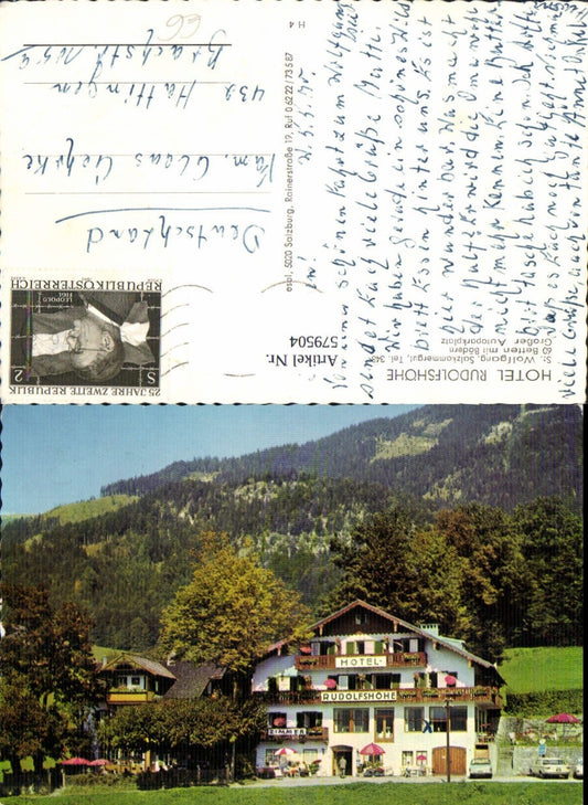 579504,St Wolfgang im Salzkammergut Hotel Rudolfshöhe