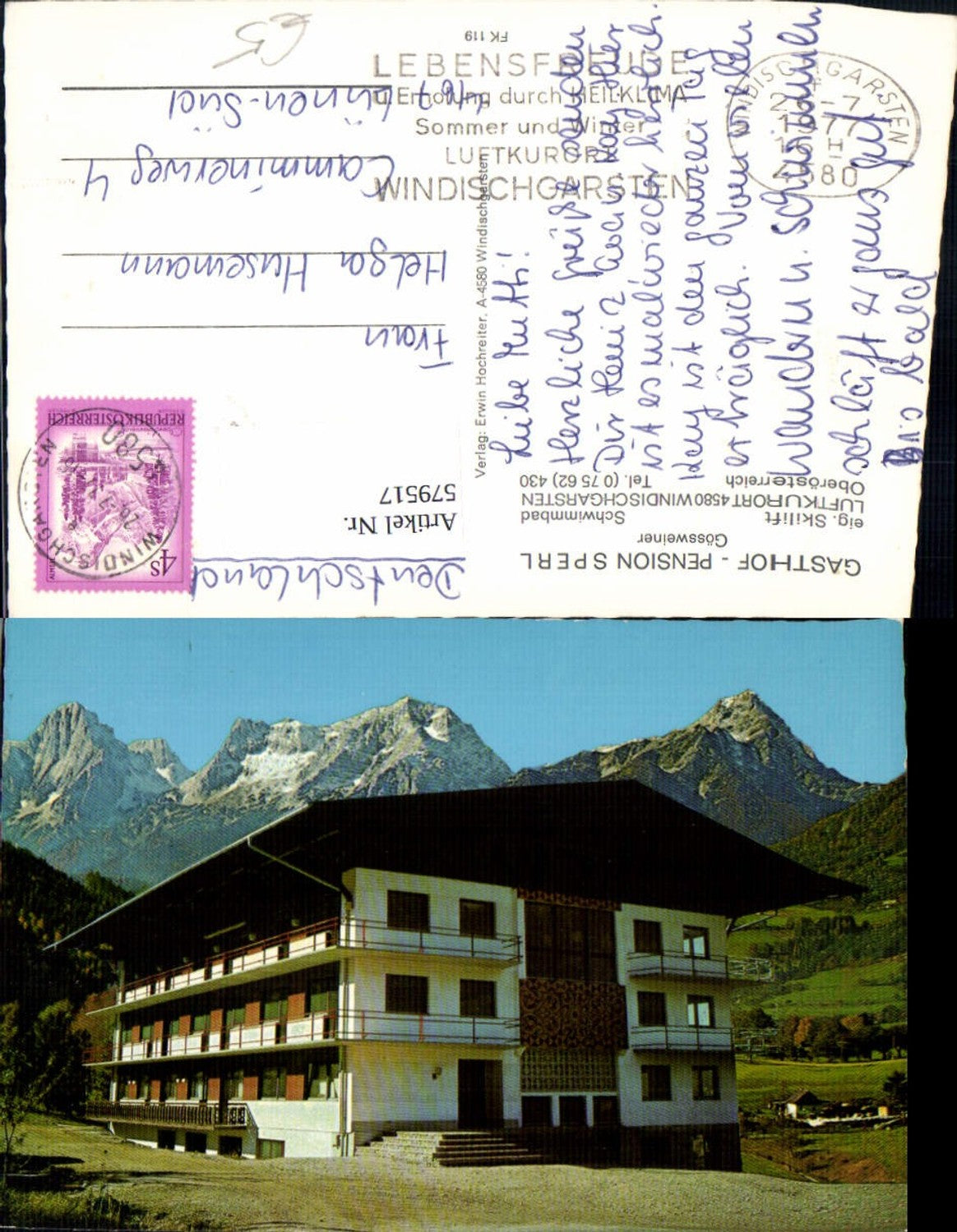 579517,Windischgarsten Gasthof Pension Sperl