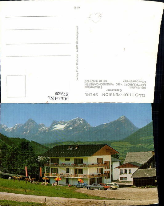 579528,Windischgarsten Gasthof Pension Sperl VW Käfer Pferde Reiten