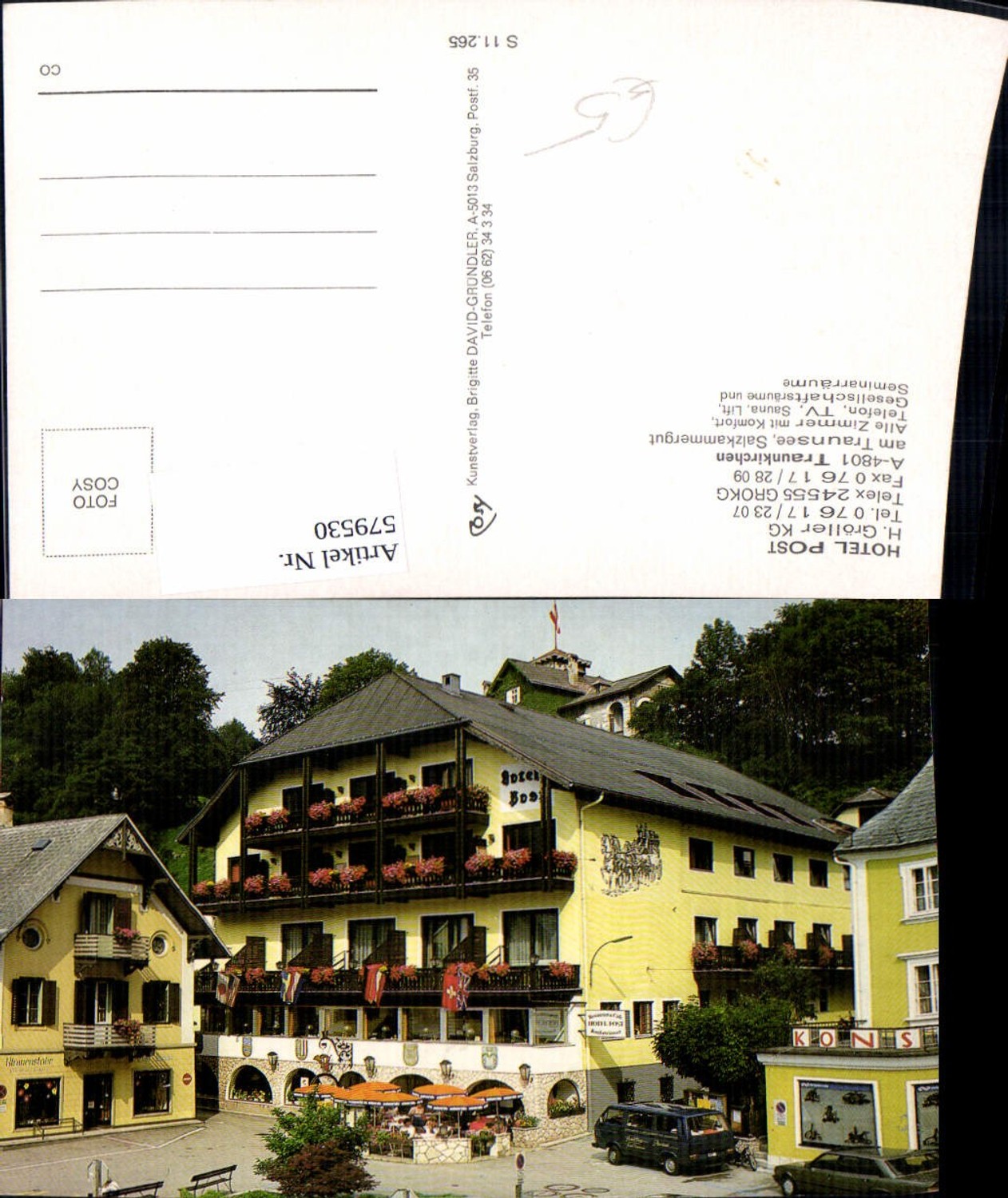 579530,Traunkirchen Hotel Post VW Bus