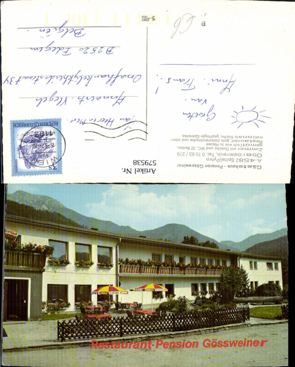 579538,Spital a. Pyhrn Gästehaus Pension Gössweiner