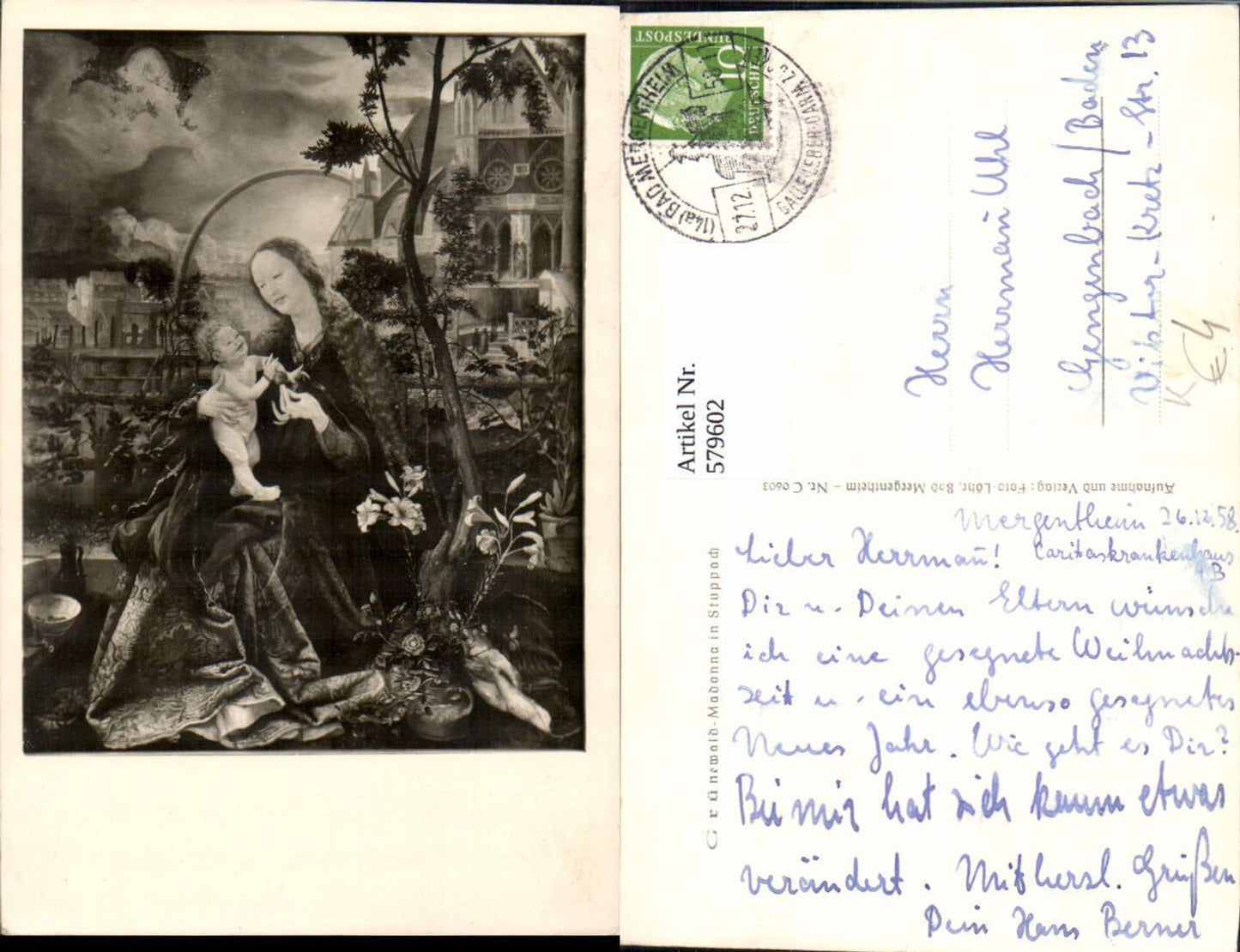 Alte Ansichtskarte – Old Postcard