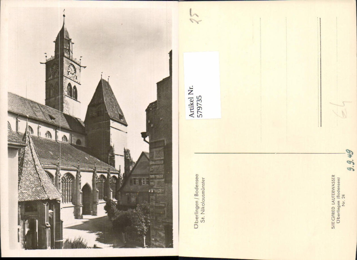 579735,Überlingen Bodensee St Nikolausmünster