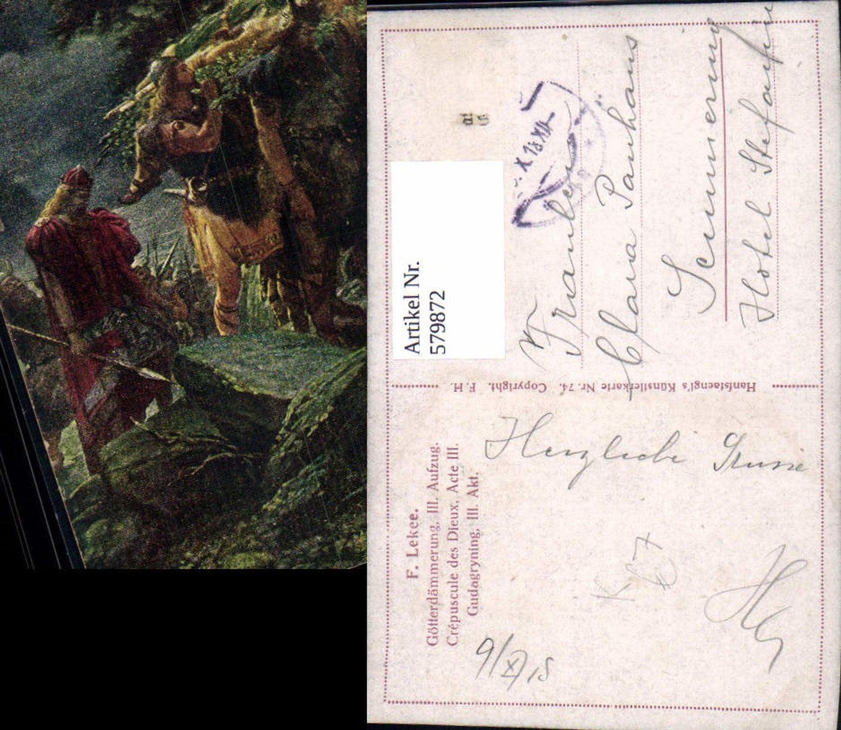 Alte Ansichtskarte – Old Postcard