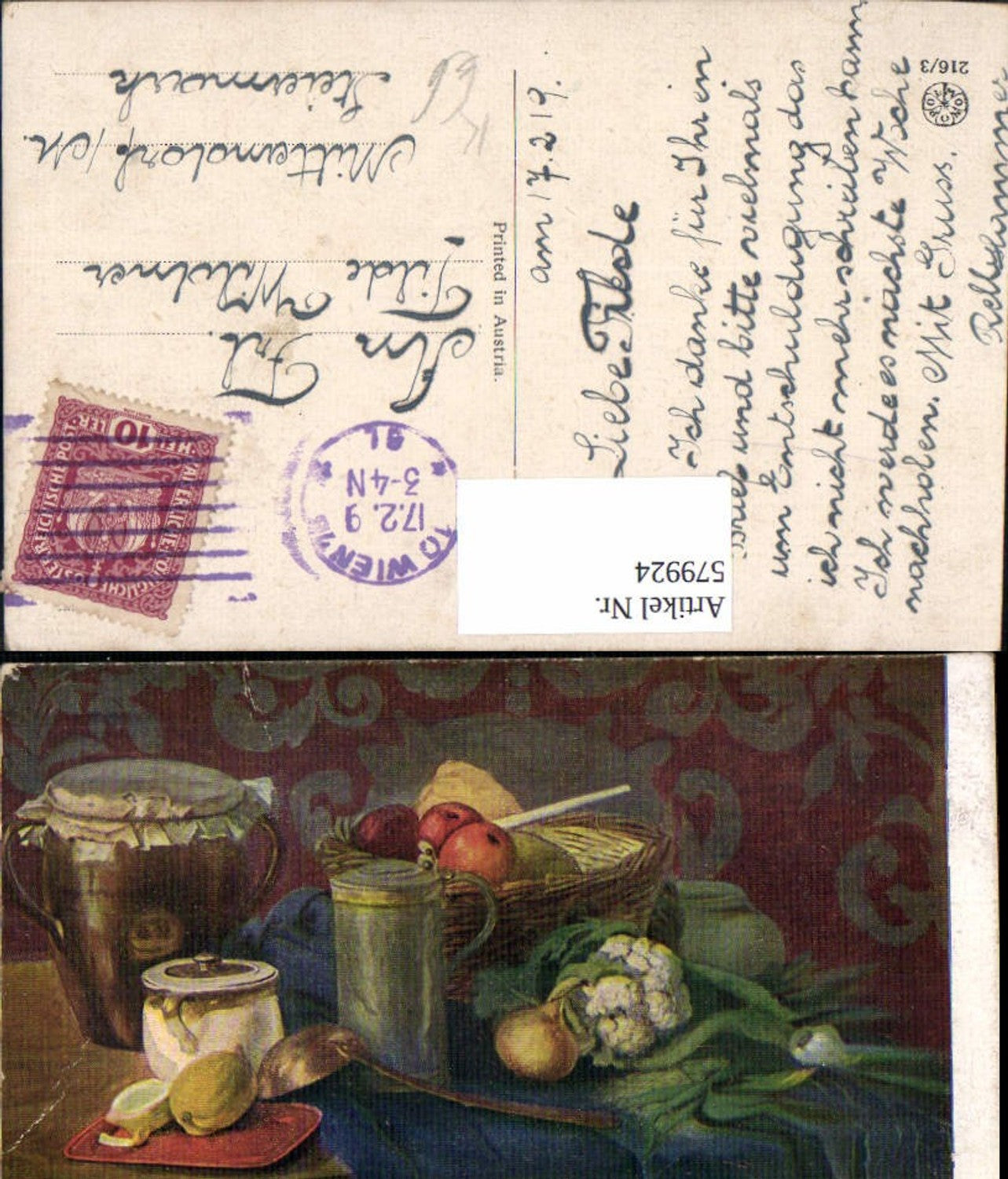 Alte Ansichtskarte – Old Postcard