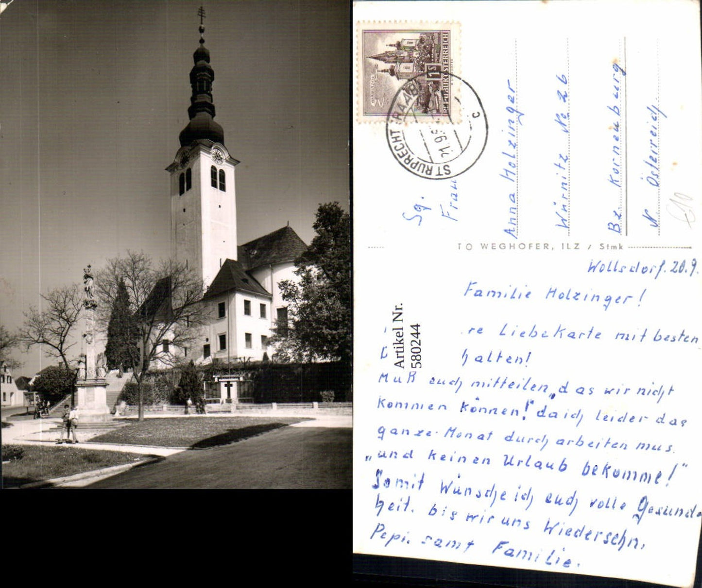 Alte Ansichtskarte – Old Postcard