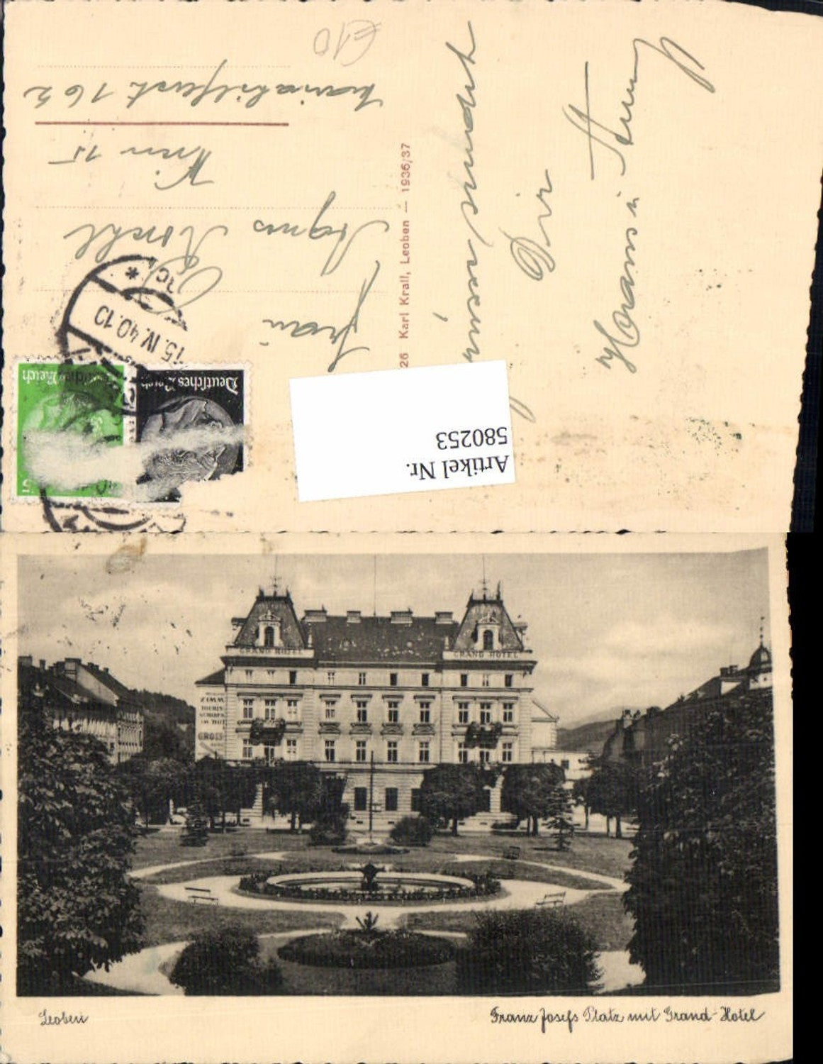 Alte Ansichtskarte – Old Postcard