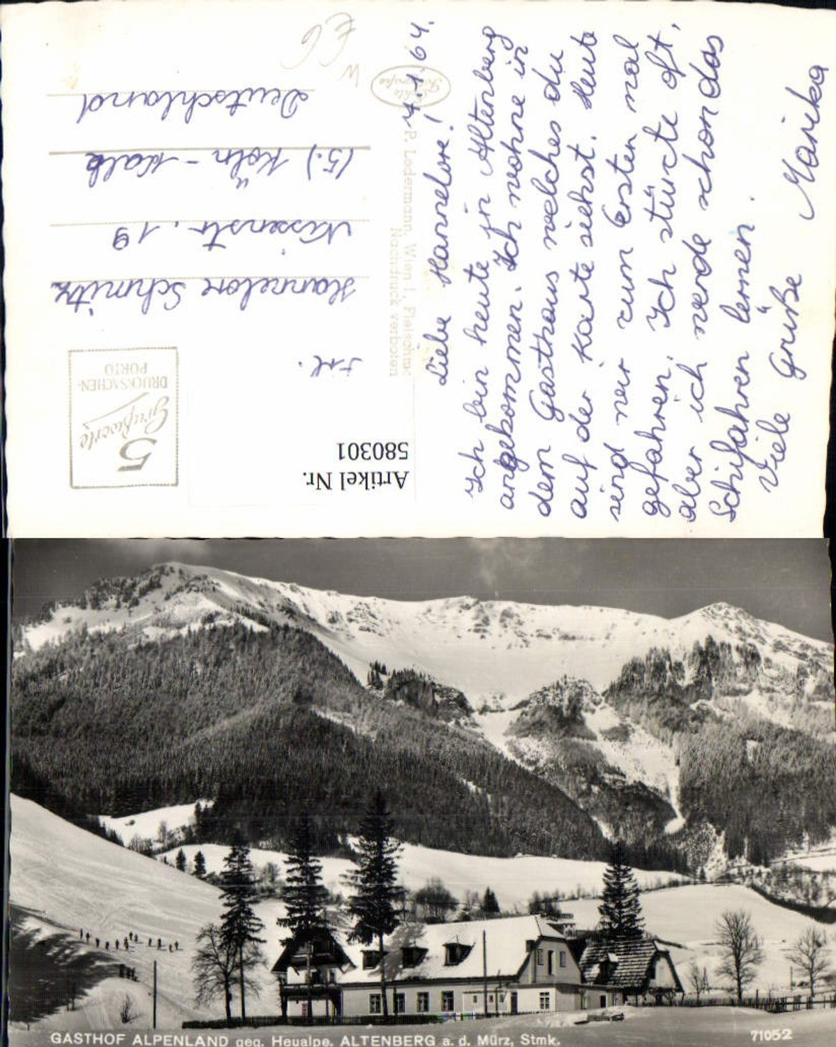 Alte Ansichtskarte – Old Postcard
