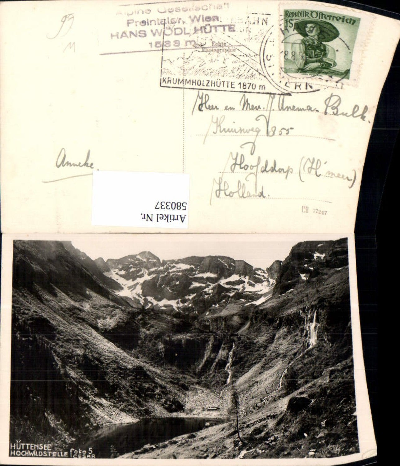 Alte Ansichtskarte – Old Postcard