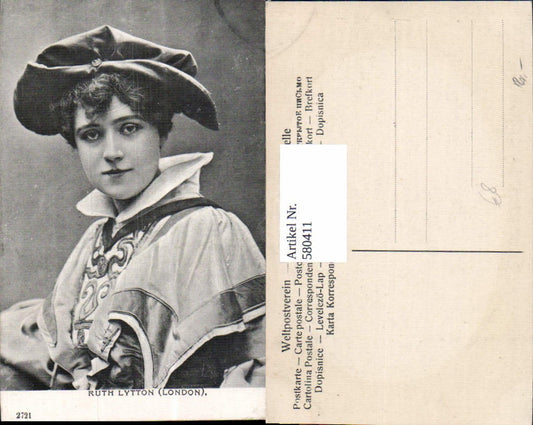580411,Ruth Lytton London Opernsänger Oper