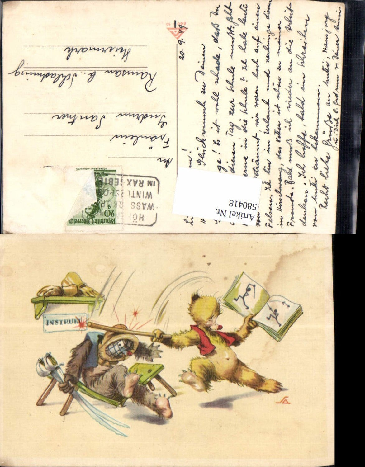 Alte Ansichtskarte – Old Postcard