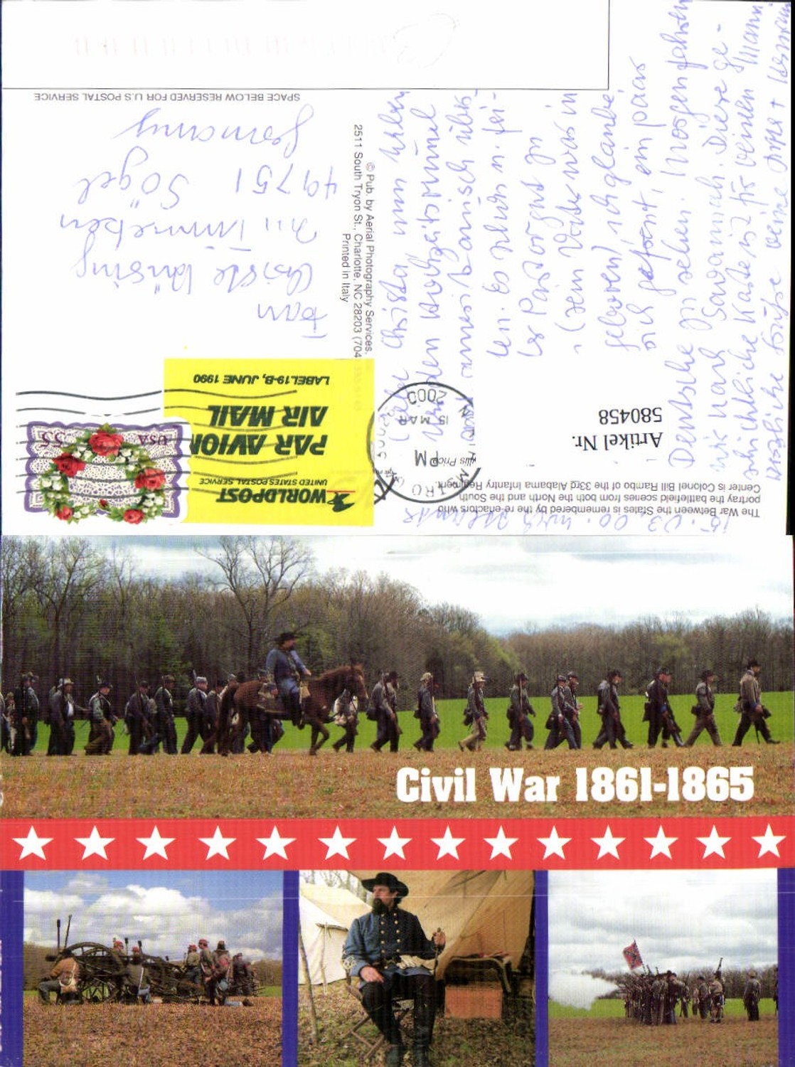 580458,Mehrbild Ak Civil War USA 19 Jhdt.