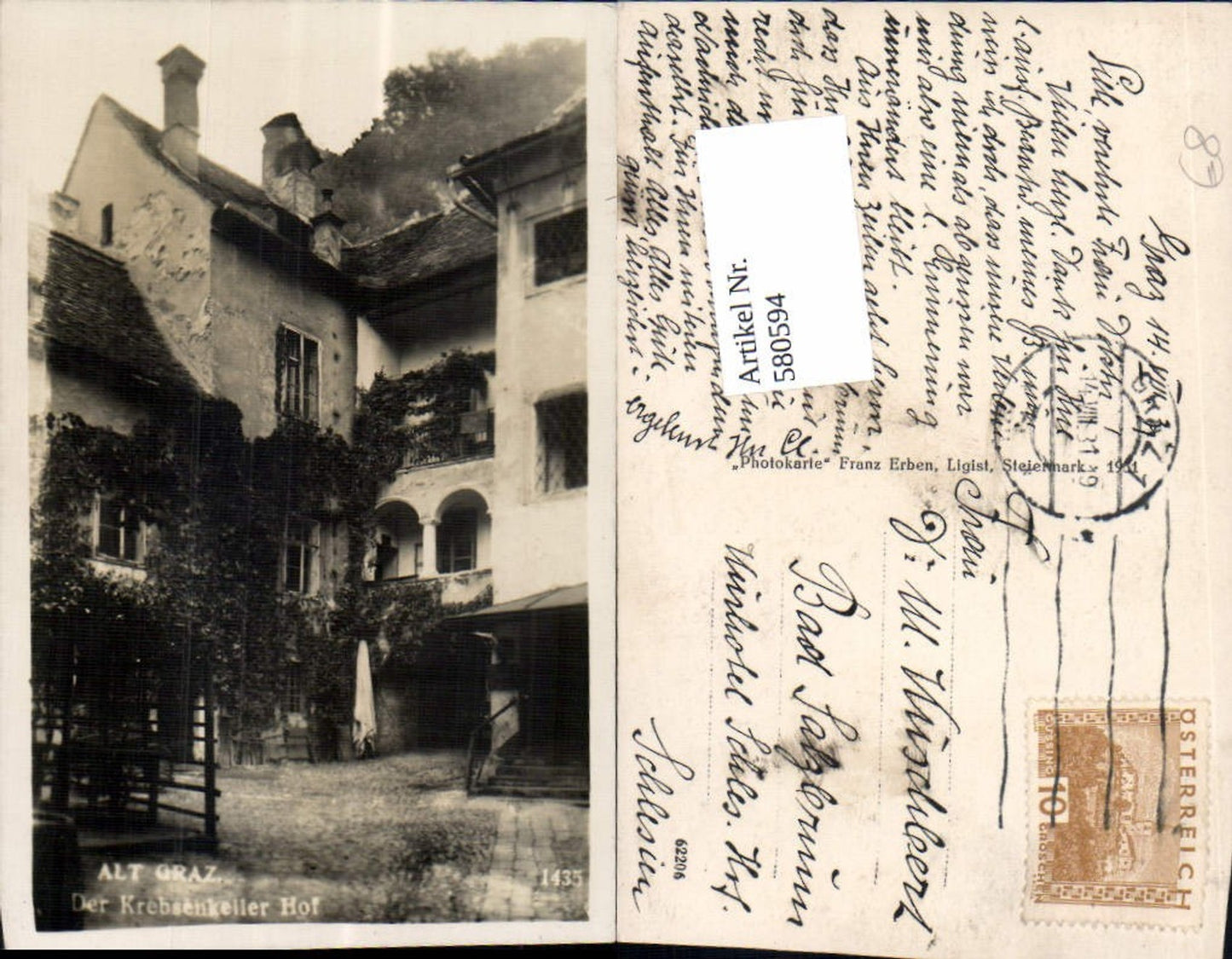 Alte Ansichtskarte – Old Postcard