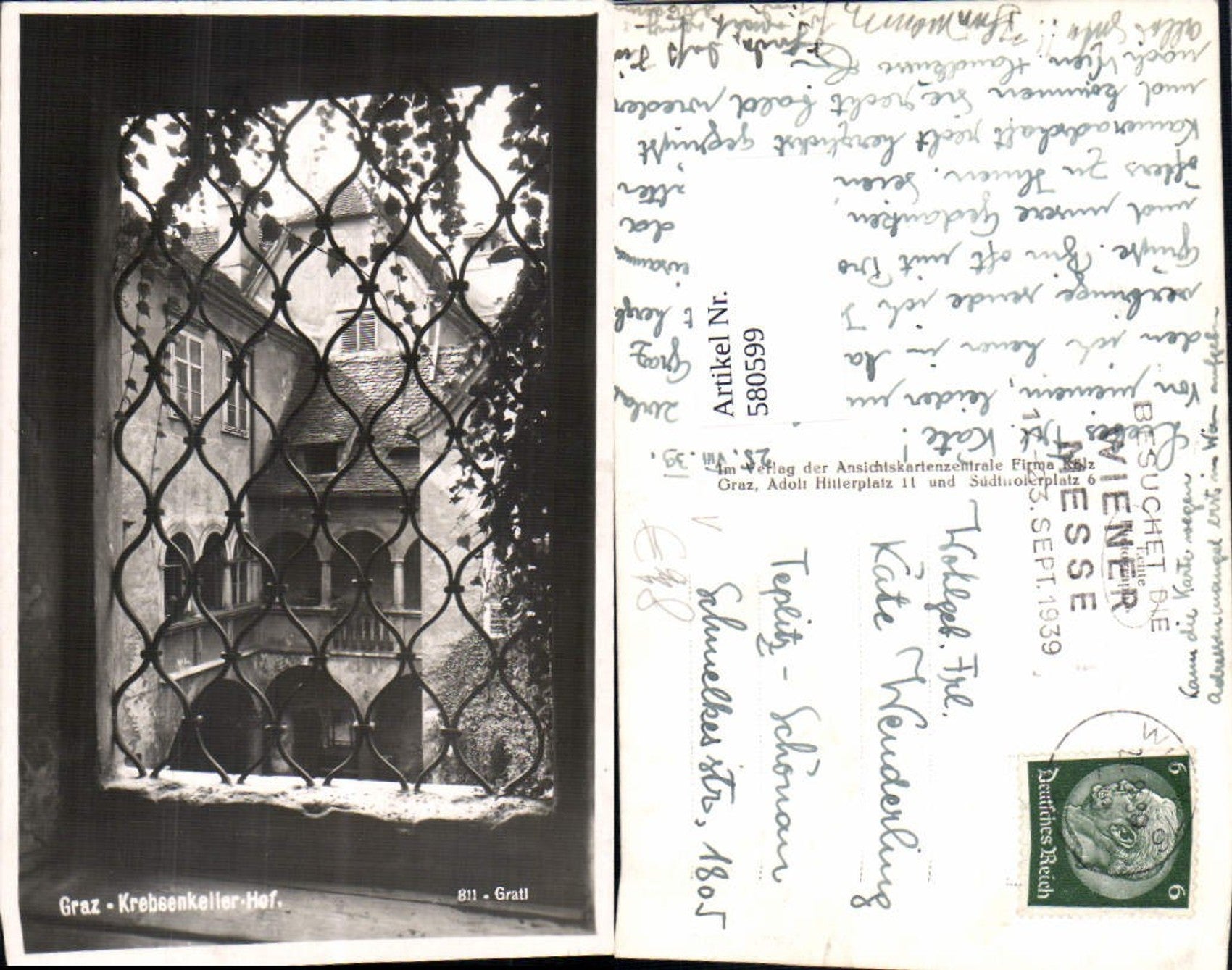 Alte Ansichtskarte – Old Postcard