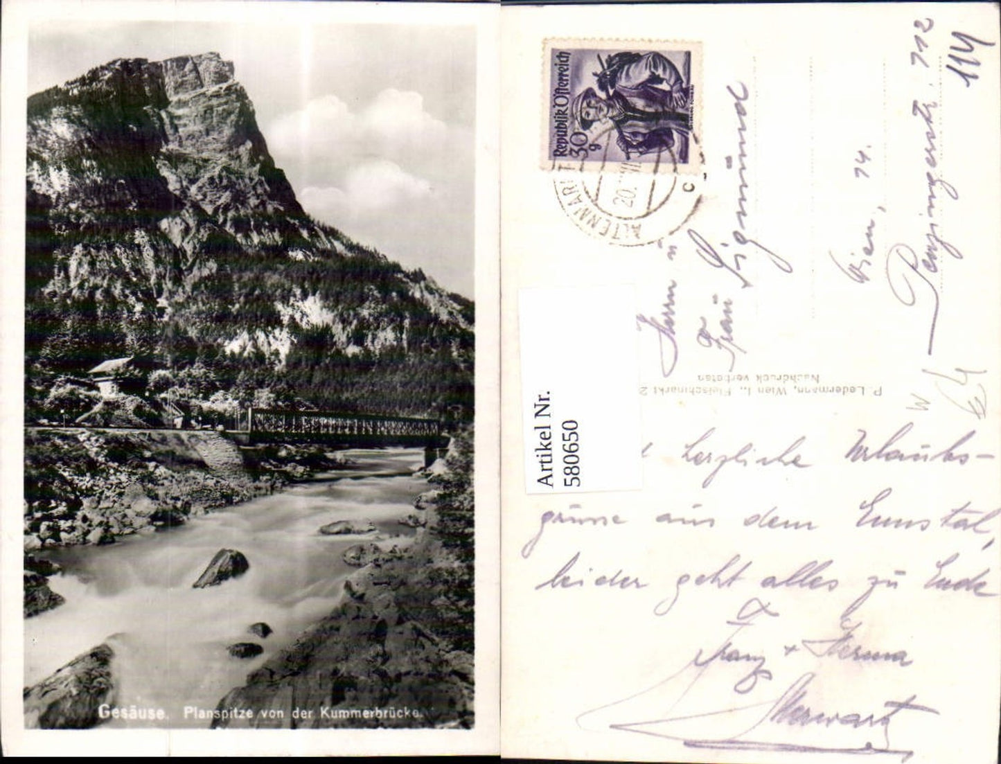 Alte Ansichtskarte – Old Postcard